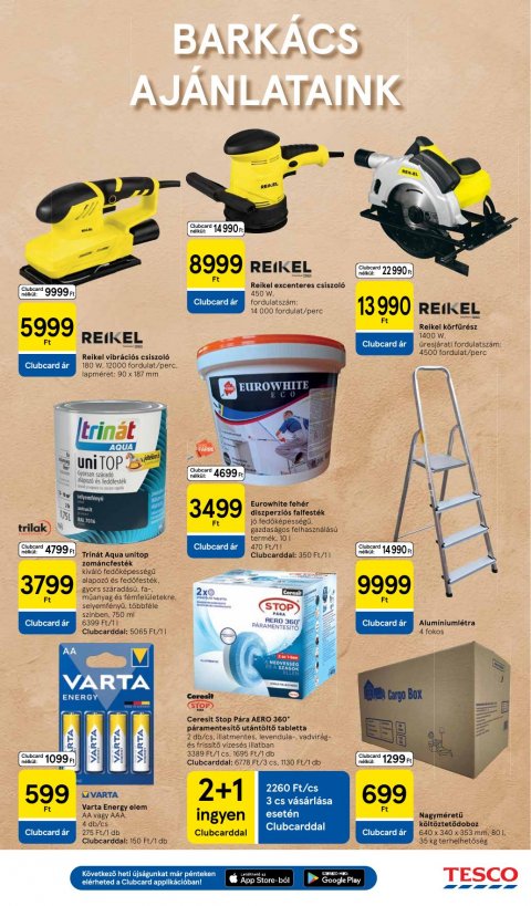TESCO Hipermarket akciós újság
