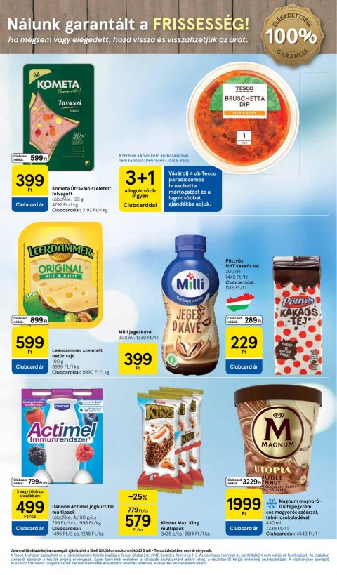 TESCO Szupermarket akciós újság