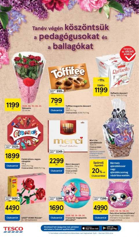 TESCO Szupermarket akciós újság