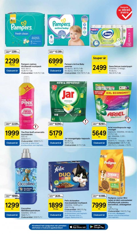 TESCO Szupermarket akciós újság