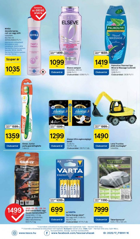 TESCO Szupermarket akciós újság