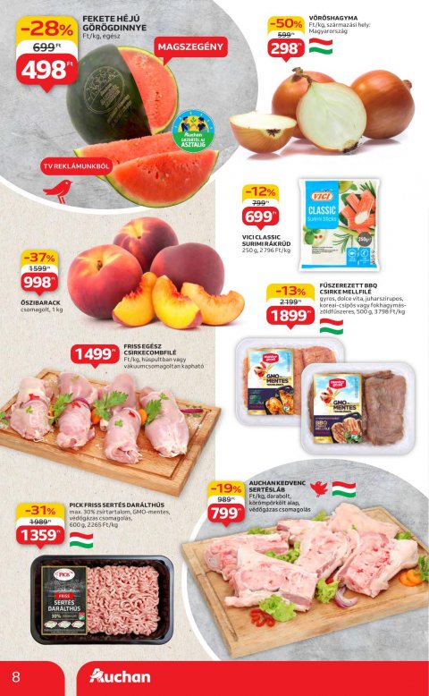 AUCHAN Hipermarket akciós újság