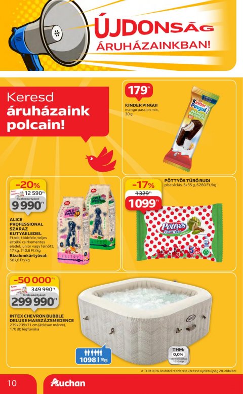 AUCHAN Hipermarket akciós újság