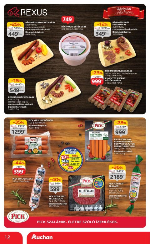 AUCHAN Hipermarket akciós újság