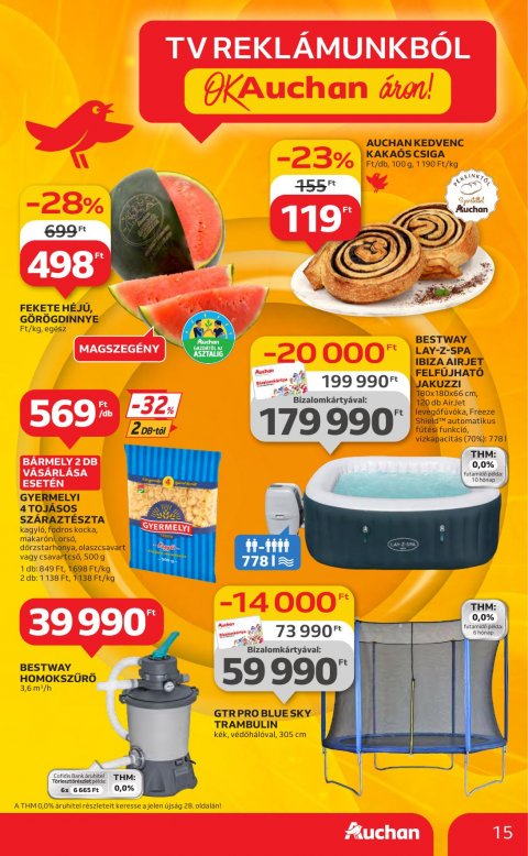 AUCHAN Hipermarket akciós újság