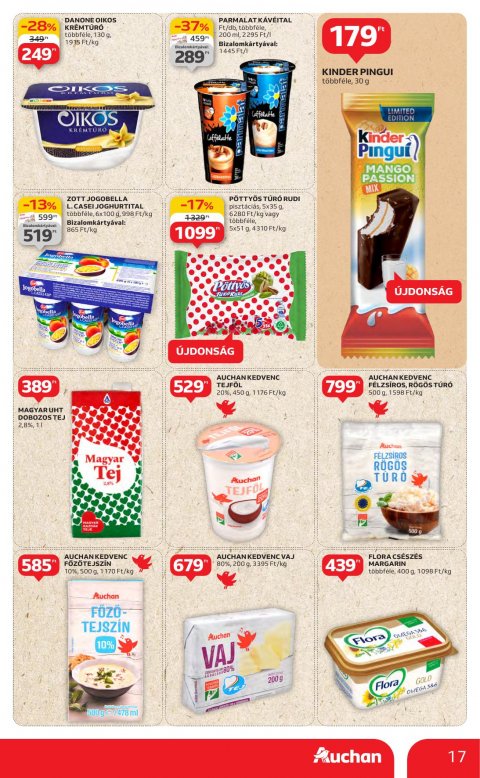 AUCHAN Hipermarket akciós újság