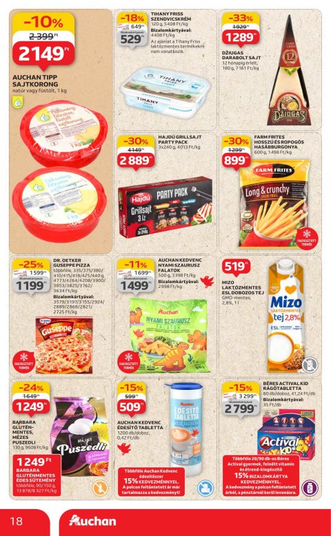 AUCHAN Hipermarket akciós újság