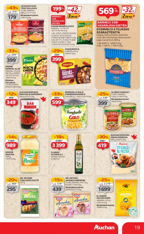 AUCHAN Hipermarket akciós újság