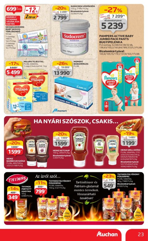 AUCHAN Hipermarket akciós újság