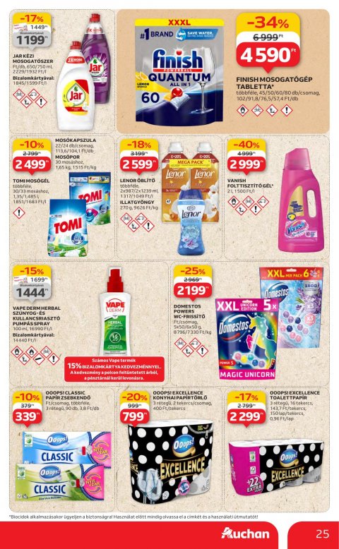 AUCHAN Hipermarket akciós újság