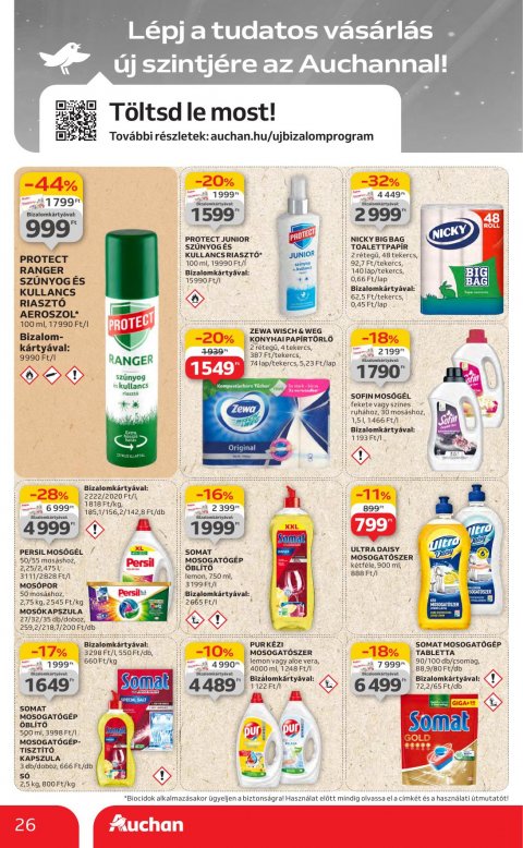 AUCHAN Hipermarket akciós újság