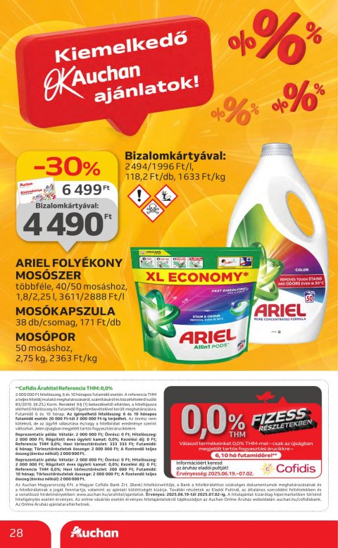 AUCHAN Hipermarket akciós újság