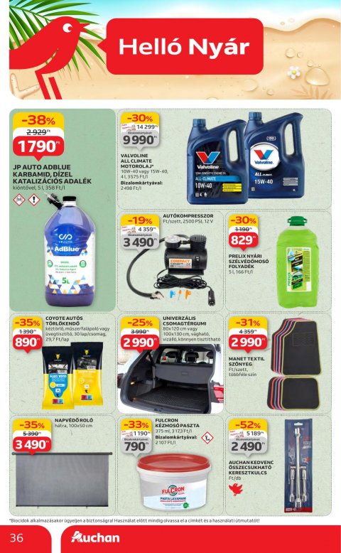AUCHAN Hipermarket akciós újság