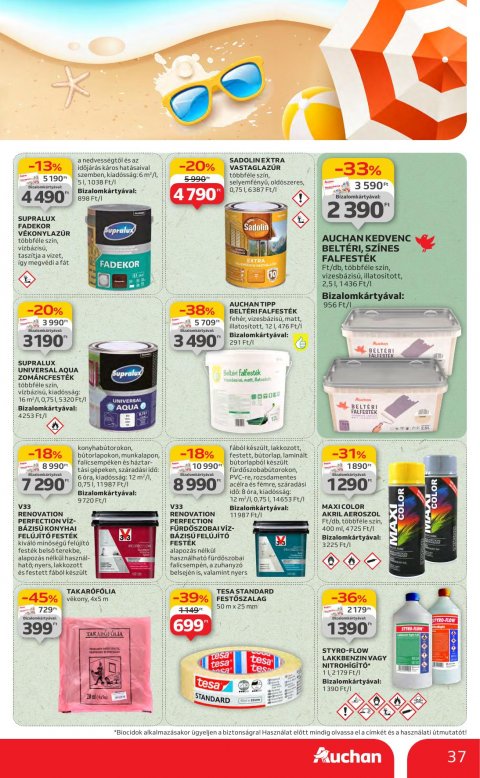 AUCHAN Hipermarket akciós újság