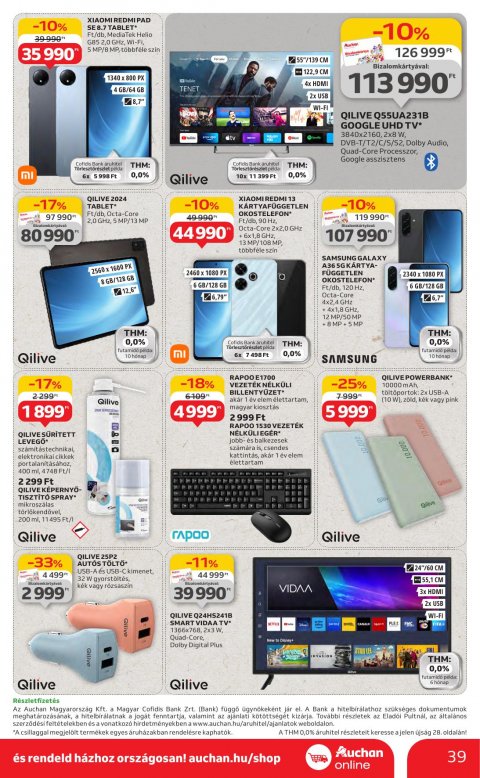 AUCHAN Hipermarket akciós újság
