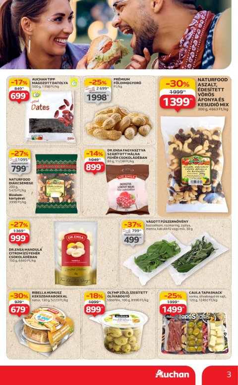 AUCHAN Hipermarket Kerti parti akciós újság