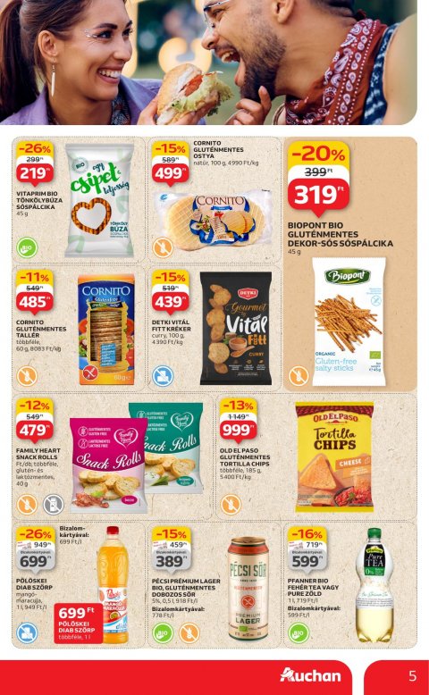 AUCHAN Hipermarket Kerti parti akciós újság
