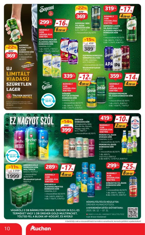 AUCHAN Hipermarket Kerti parti akciós újság