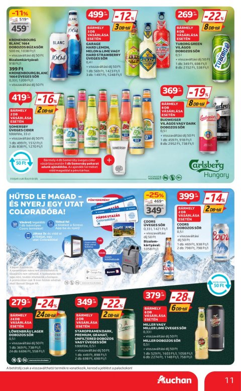 AUCHAN Hipermarket Kerti parti akciós újság
