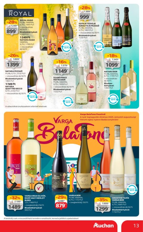 AUCHAN Hipermarket Kerti parti akciós újság