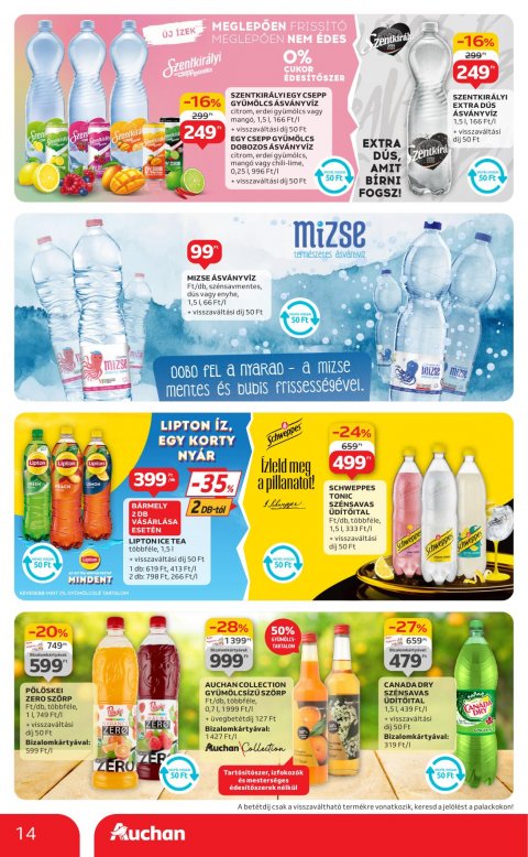 AUCHAN Hipermarket Kerti parti akciós újság