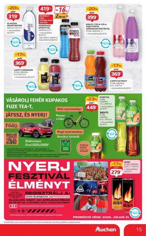 AUCHAN Hipermarket Kerti parti akciós újság