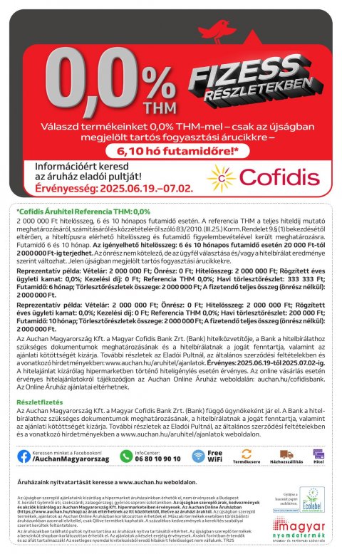 AUCHAN Hipermarket Kerti parti akciós újság