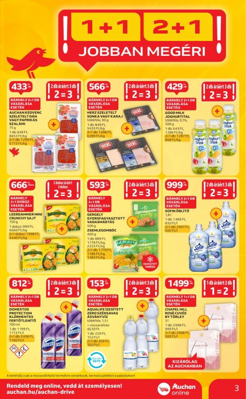AUCHAN Szupermarket akciós újság
