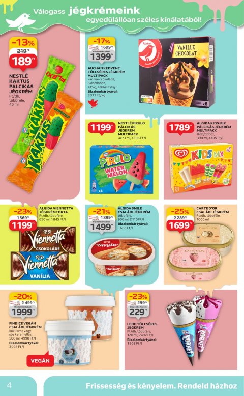 AUCHAN Szupermarket akciós újság