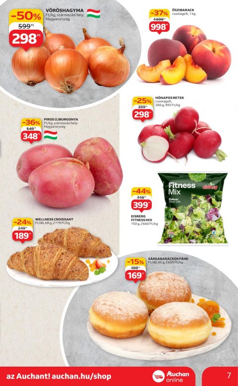 AUCHAN Szupermarket akciós újság