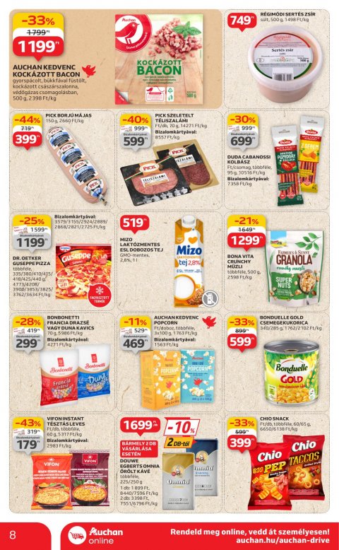 AUCHAN Szupermarket akciós újság