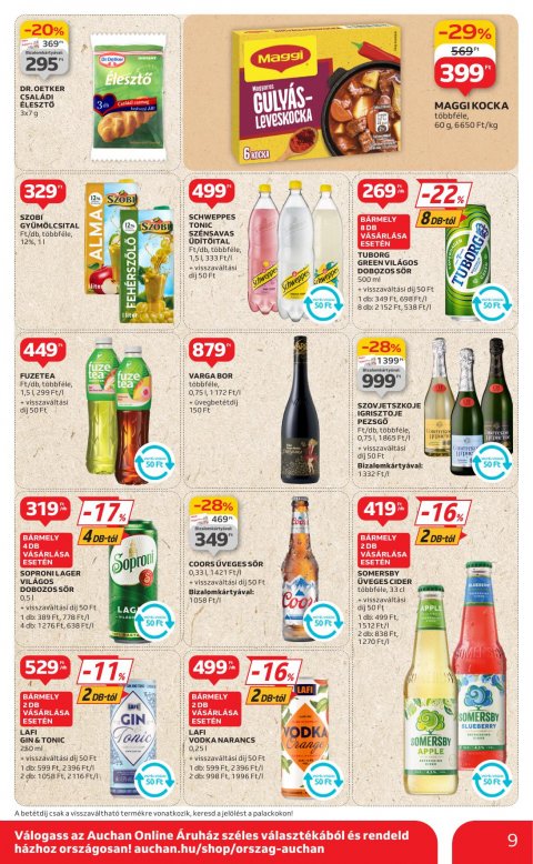 AUCHAN Szupermarket akciós újság