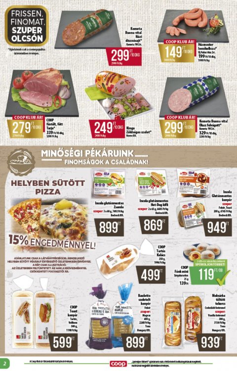 COOP Alföld akciós újság