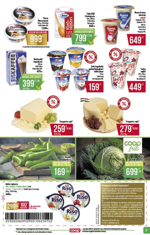 COOP Alföld akciós újság