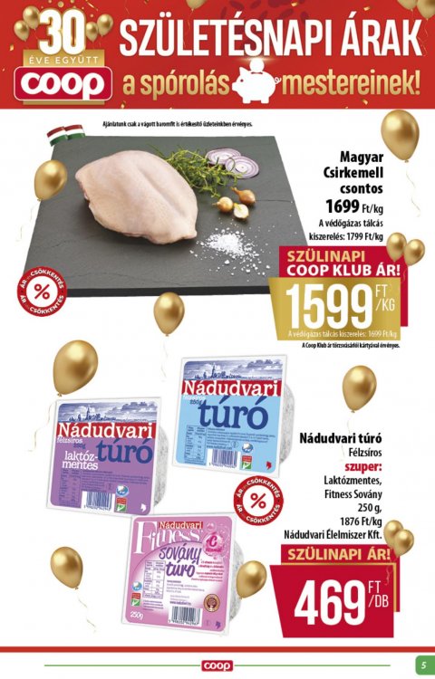 COOP Alföld akciós újság