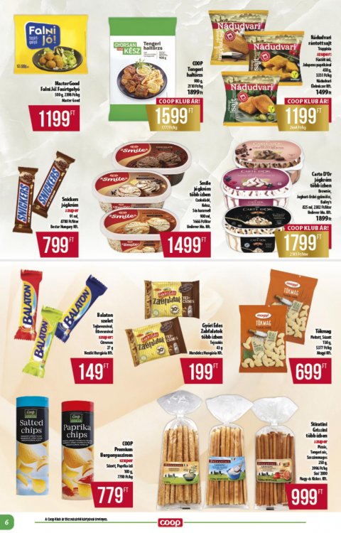 COOP Alföld akciós újság