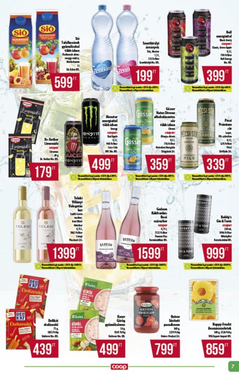 COOP Alföld akciós újság