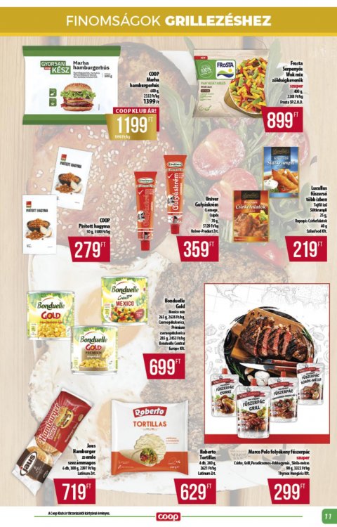 COOP Alföld akciós újság