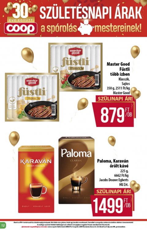 COOP Alföld akciós újság