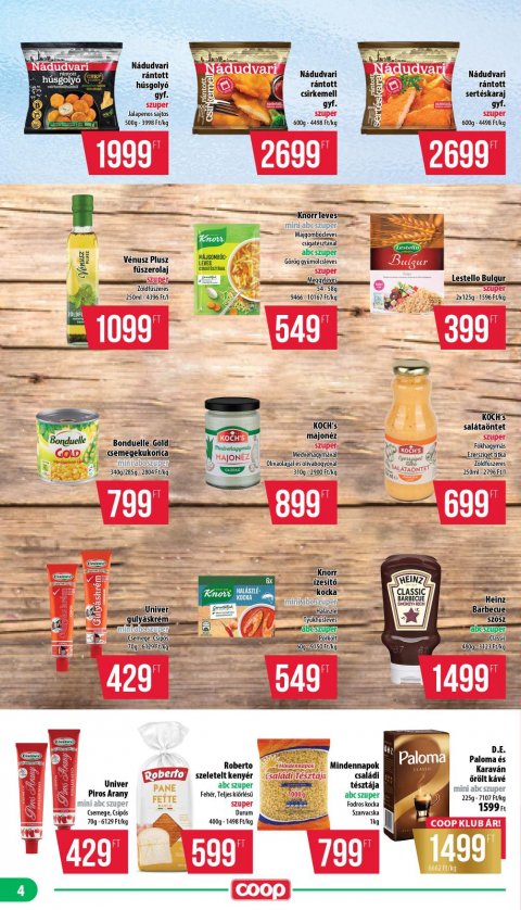 COOP Mecsek akciós újság