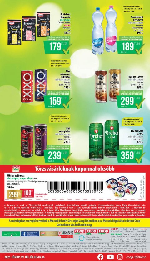 COOP Mecsek akciós újság