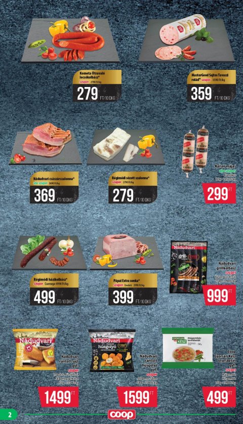COOP Nyírzem akciós újság