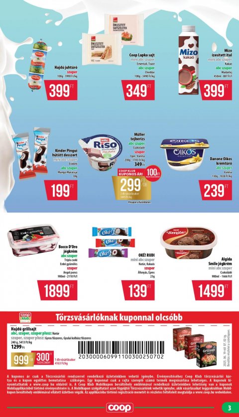 COOP Nyírzem akciós újság