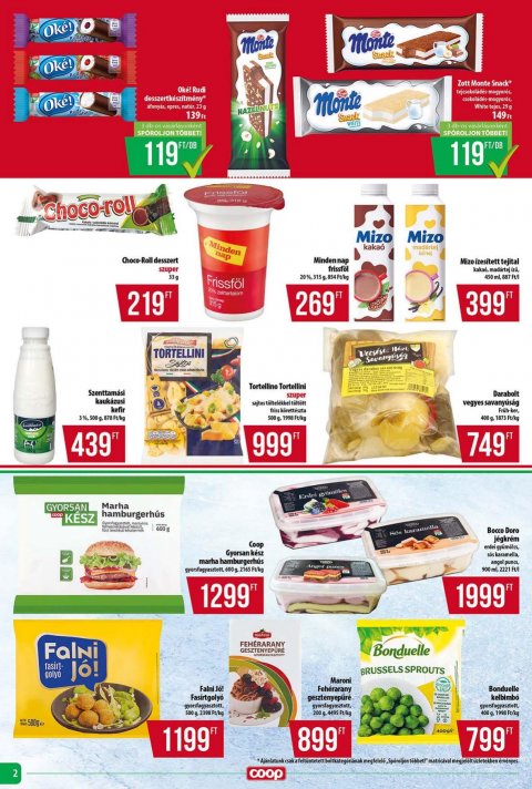 COOP Tisza akciós újság