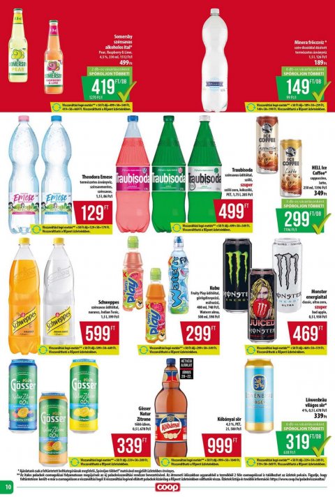 COOP Tisza akciós újság