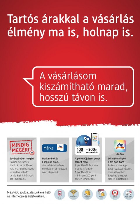DM DROGERIE MARKT akciós újság