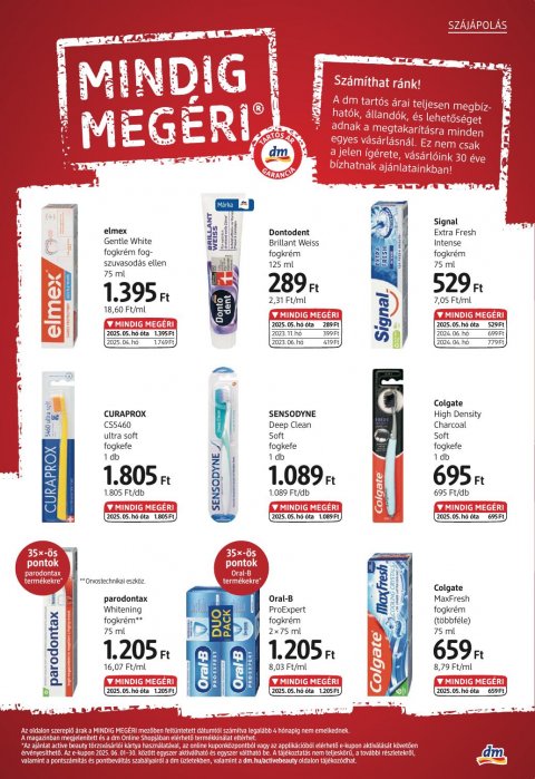 DM DROGERIE MARKT akciós újság