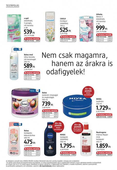 DM DROGERIE MARKT akciós újság