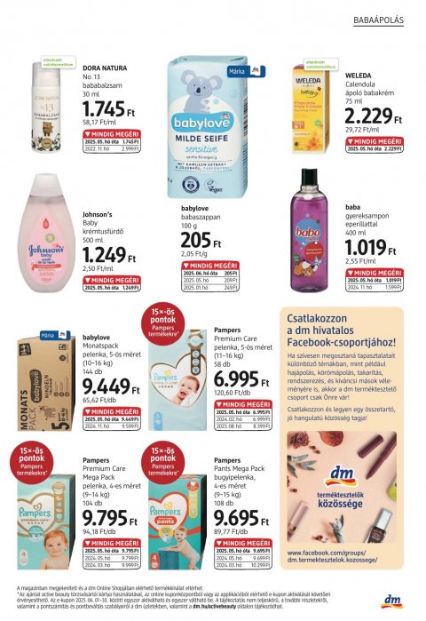 DM DROGERIE MARKT akciós újság
