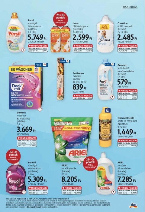 DM DROGERIE MARKT akciós újság